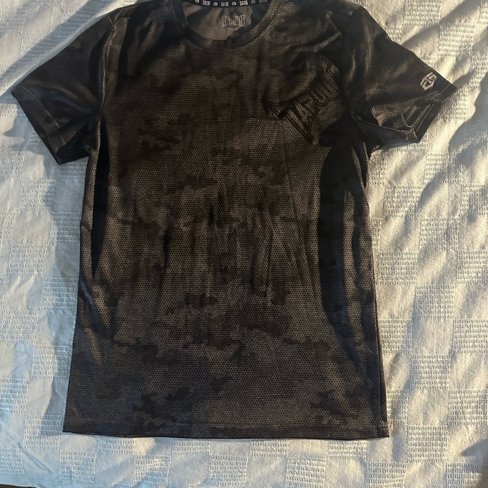 Tapout Black and Gray Mesh Shirt